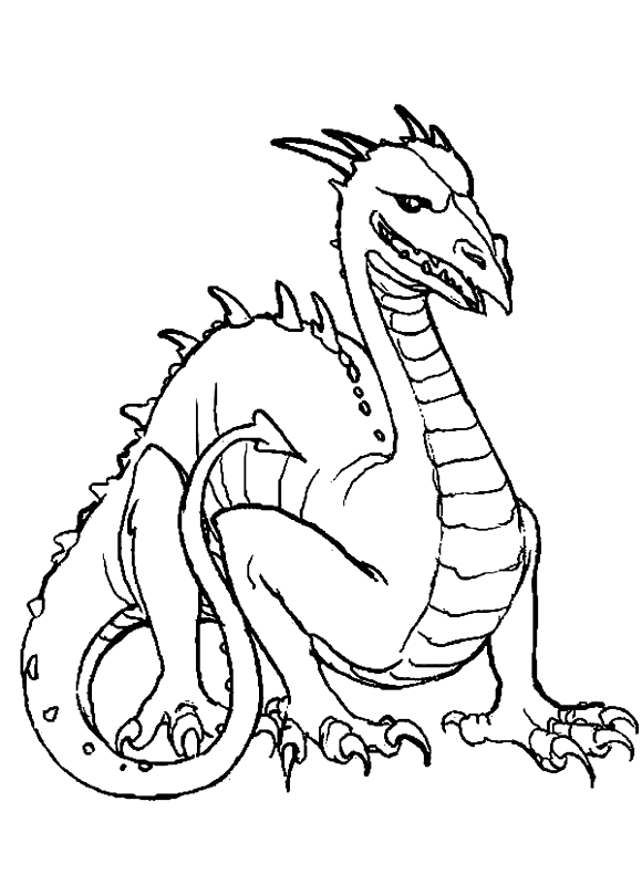 Coloriage 54 Dragons