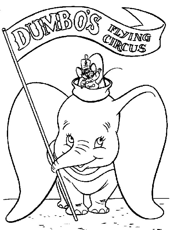 Coloriage 2 Dumbo
