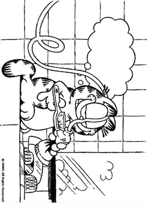 Coloriage 48 Garfield