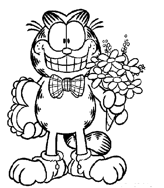 Coloriage 64 Garfield