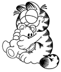 Coloriage Garfield 88