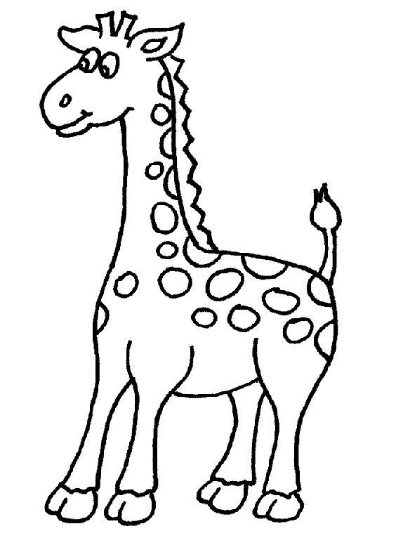 Coloriage 21 Girafes