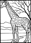 Coloriage Girafes 15