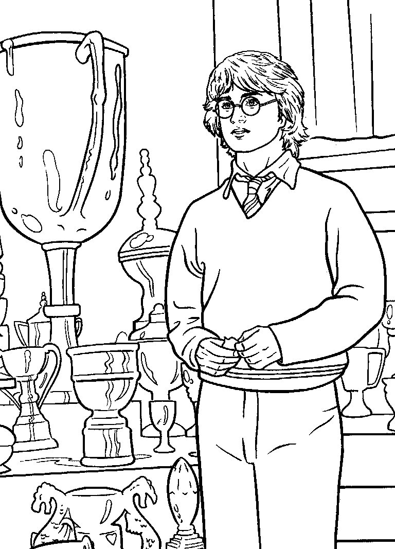 Coloriage 123 Harry potter