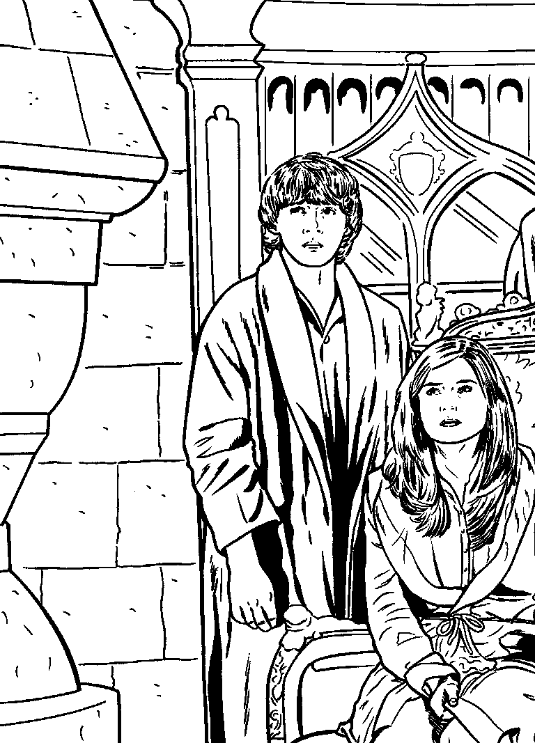 Coloriage 24 Harry potter