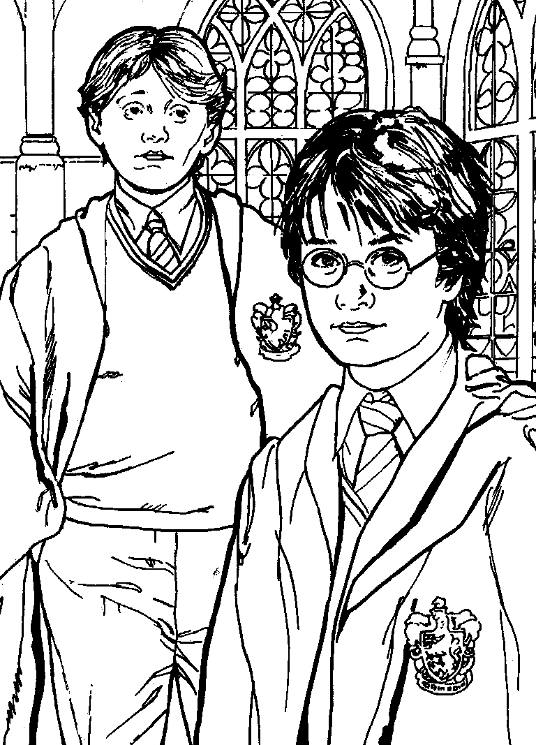 Coloriage 27 Harry potter