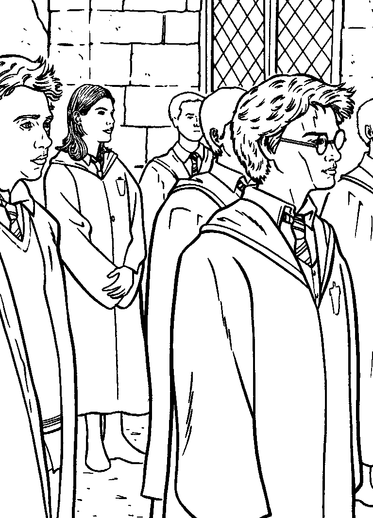 Coloriage 61 Harry potter