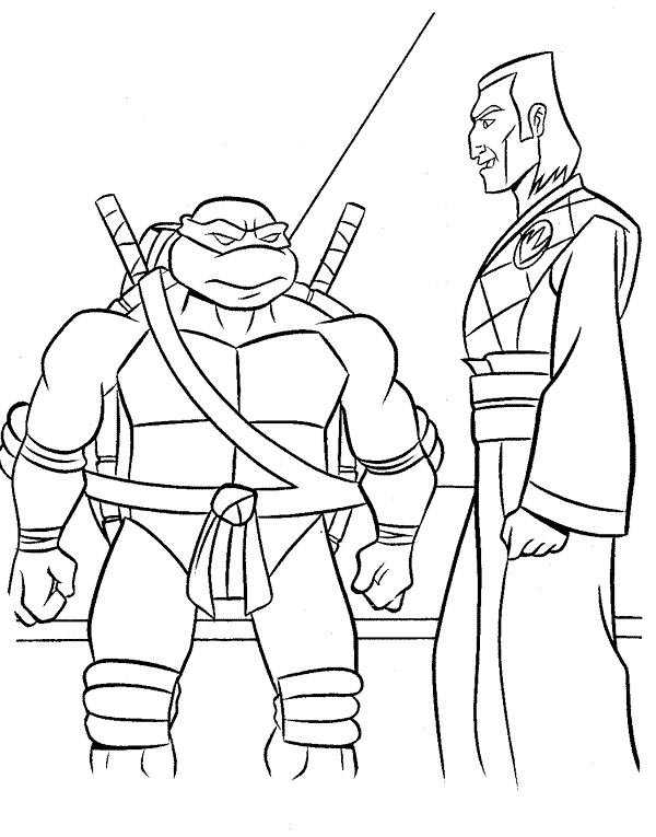 Coloriage 31 Les tortues ninja