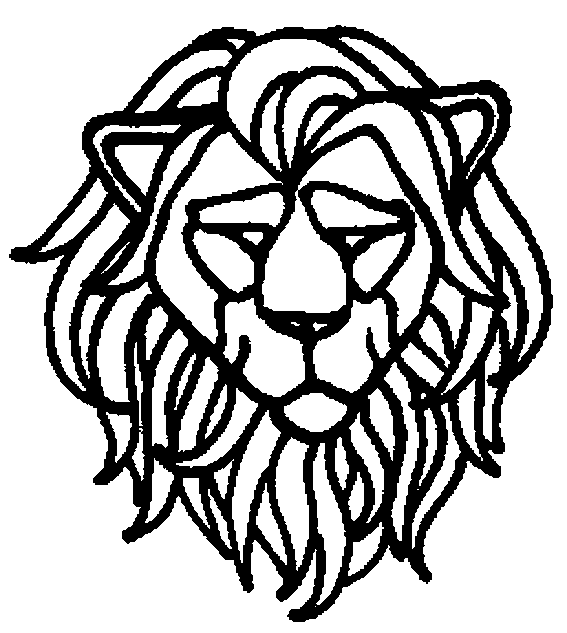 Coloriage 13 Lions