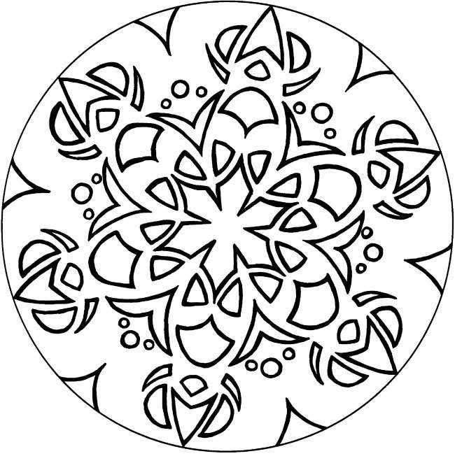 Coloriage 26 Mandala