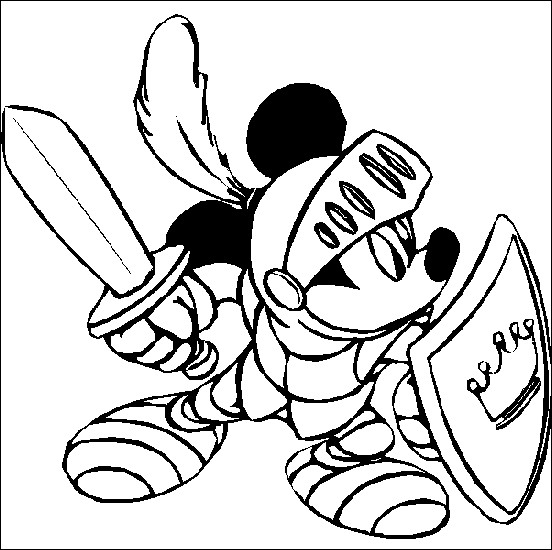 Coloriage 11 Mickey