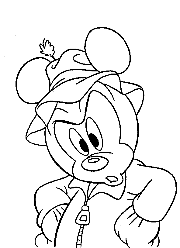 Coloriage 12 Mickey