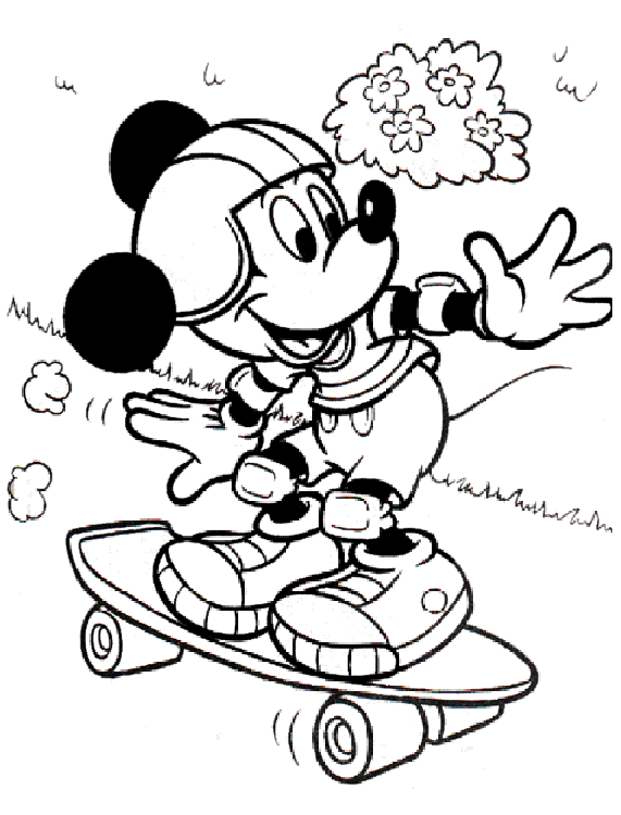 Coloriage 19 Mickey