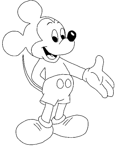 Coloriage 24 Mickey