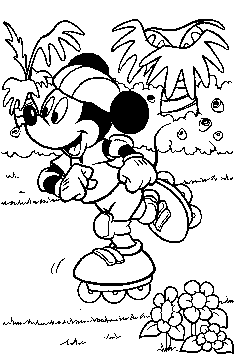 Coloriage 29 Mickey