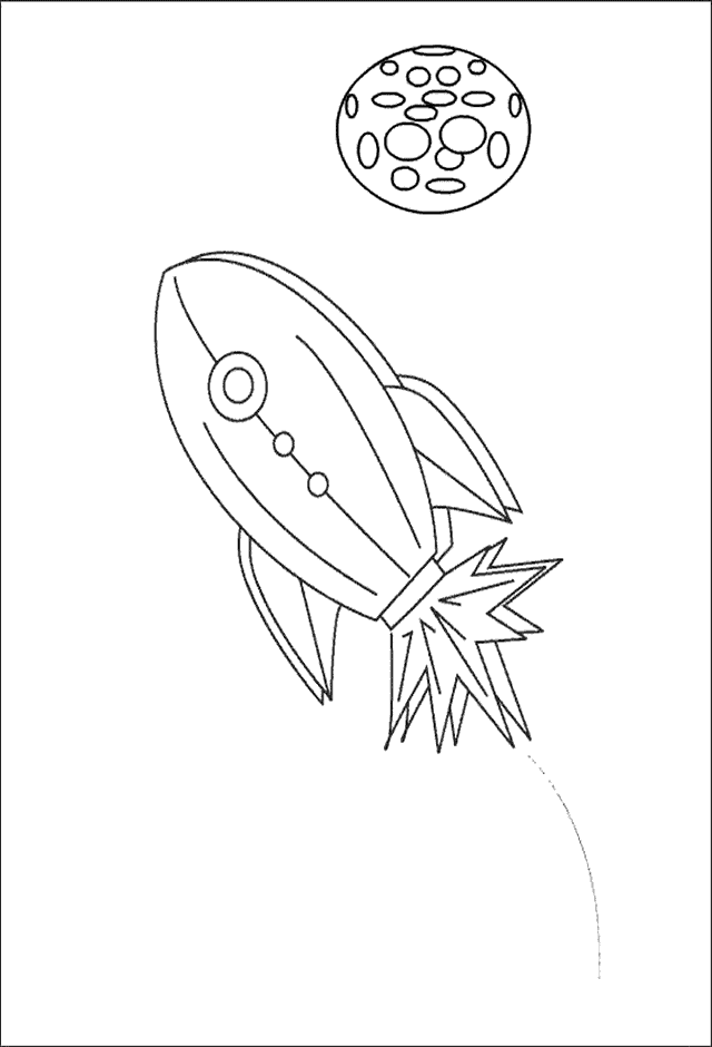 Coloriage 1 Missiles
