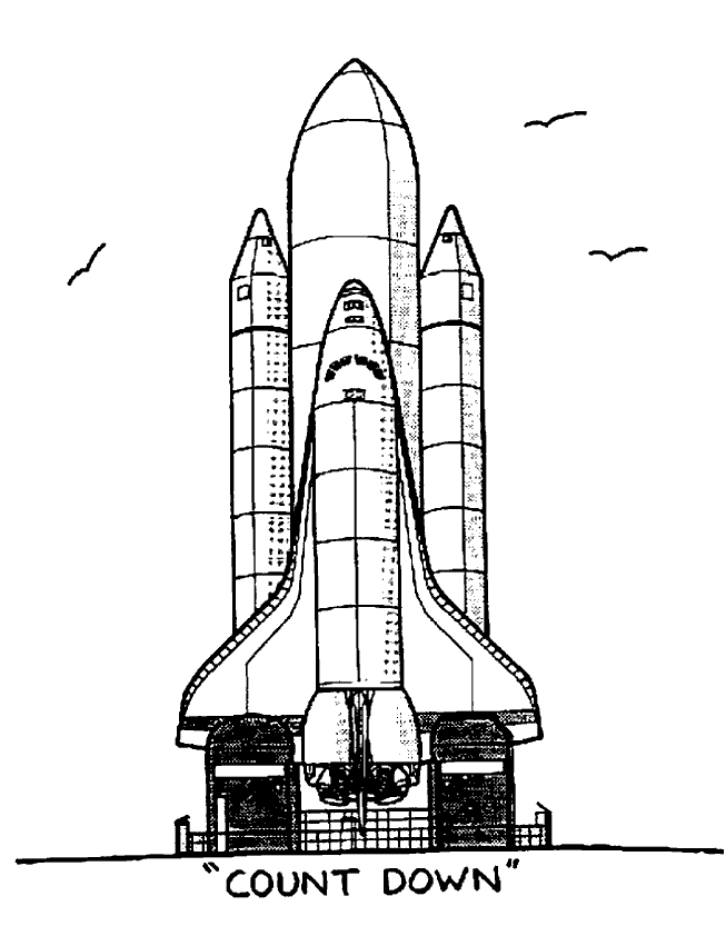 Coloriage 4 Missiles
