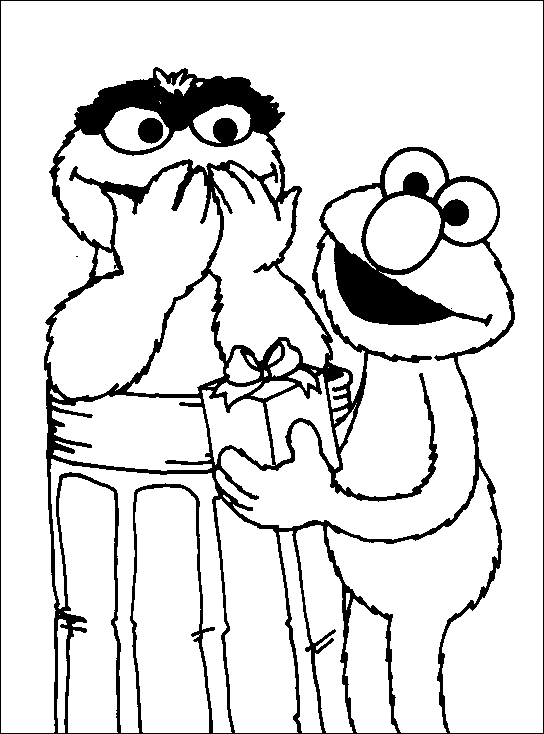 Coloriage 3 Muppets