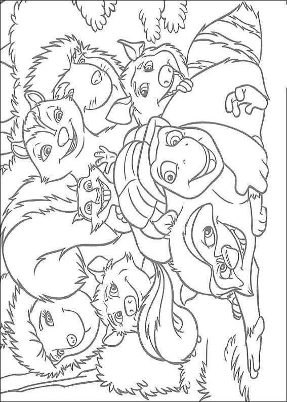Coloriage 1 Over the hedge