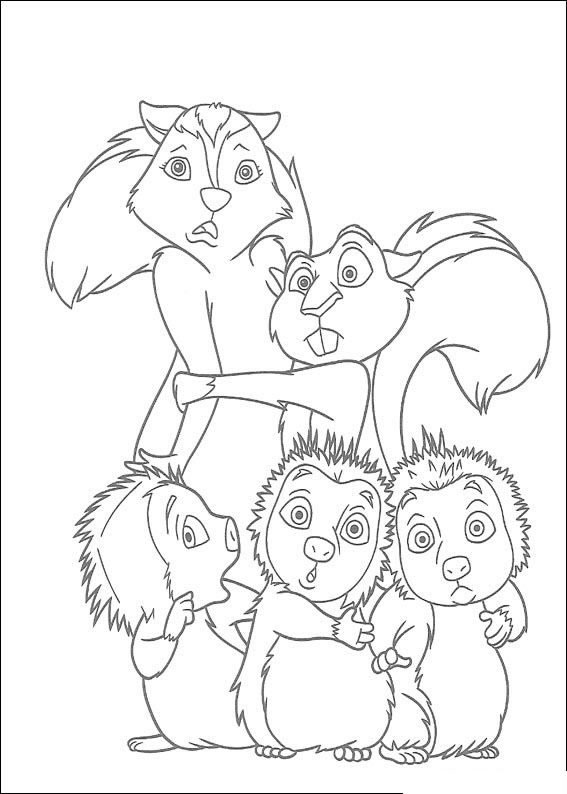 Coloriage 21 Over the hedge
