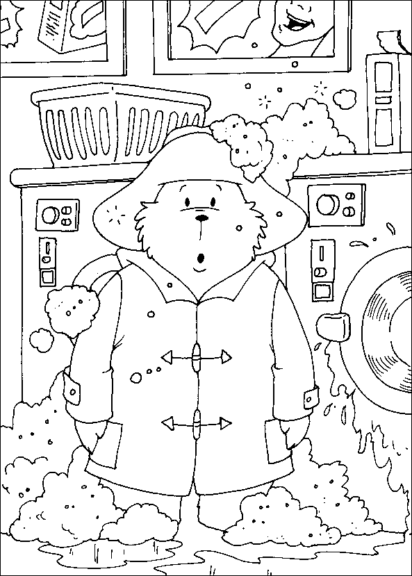Coloriage 2 Paddington bear