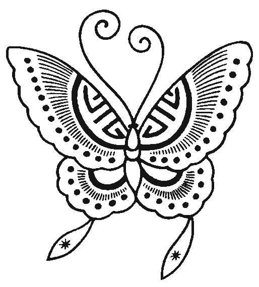 Coloriage 140 Papillons
