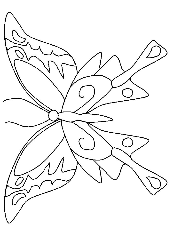 Coloriage 153 Papillons