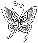 Coloriage Papillons 18