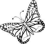 Coloriage Papillons 7