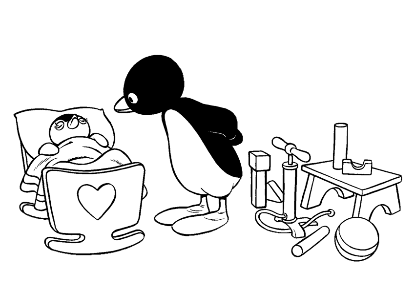 Coloriage 11 Pingu