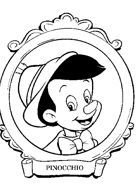 Coloriage 9 Pinocchio