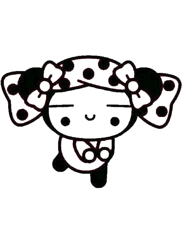 Coloriage 10 Pucca
