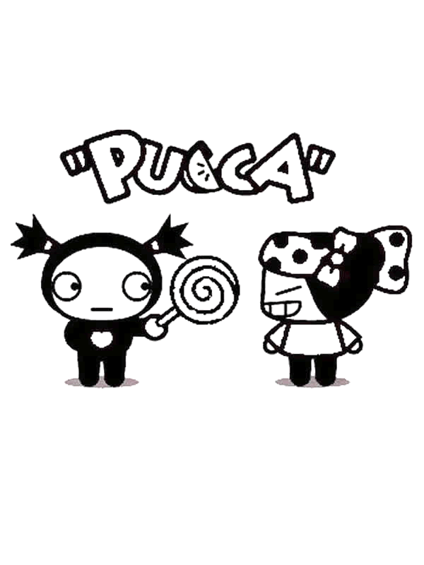 Coloriage 13 Pucca