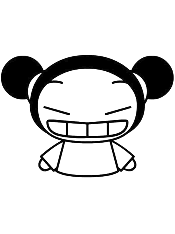 Coloriage 4 Pucca
