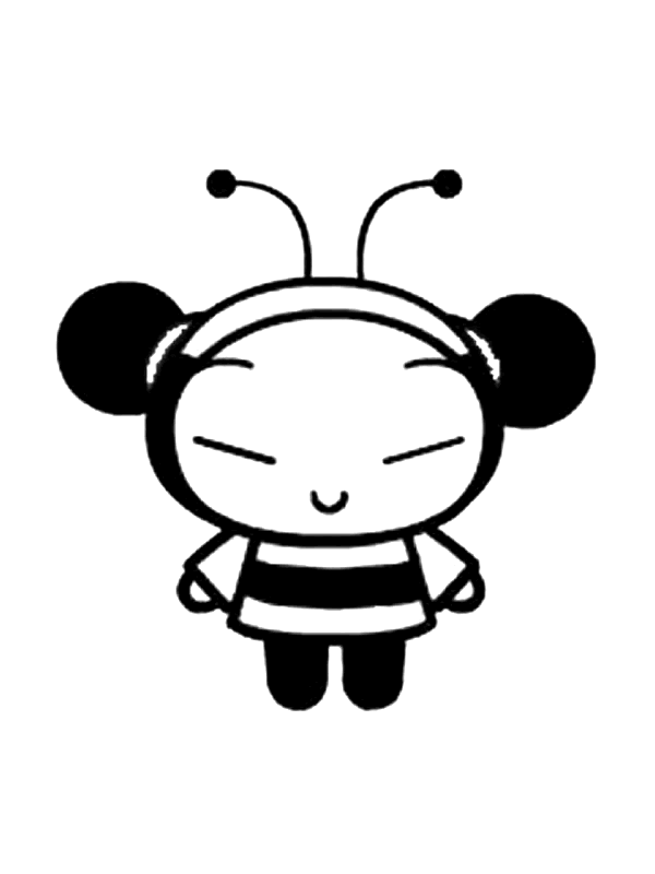 Coloriage 8 Pucca