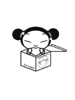 Coloriage Pucca 17