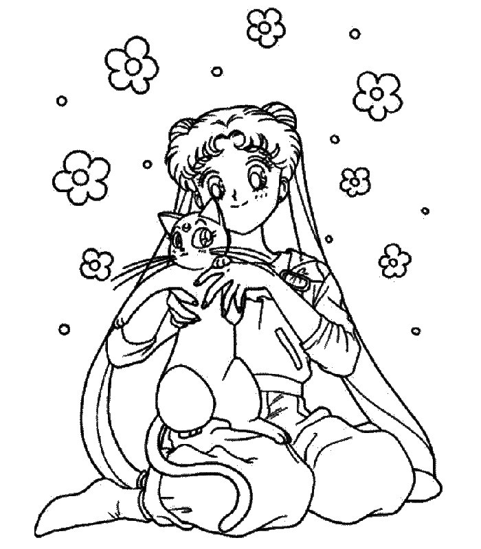 Coloriage 102 Sailor moon