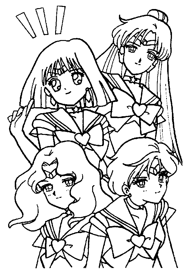 Coloriage 105 Sailor moon