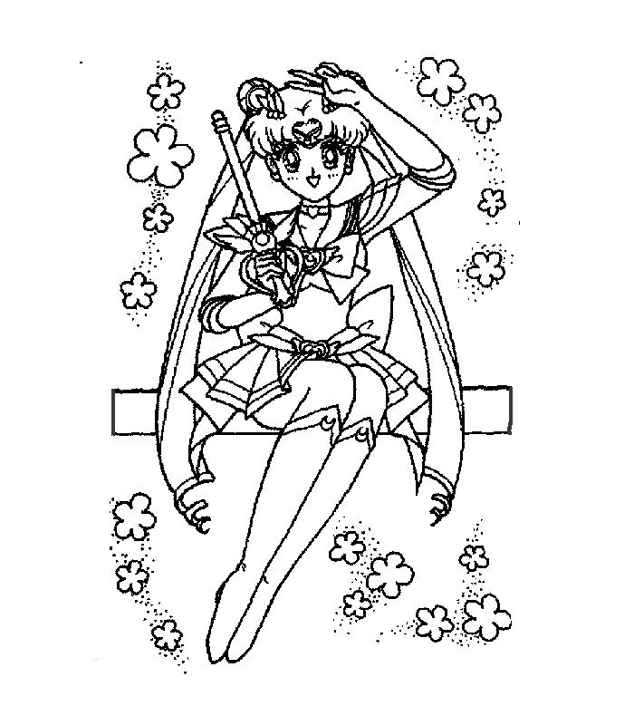 Coloriage 106 Sailor moon