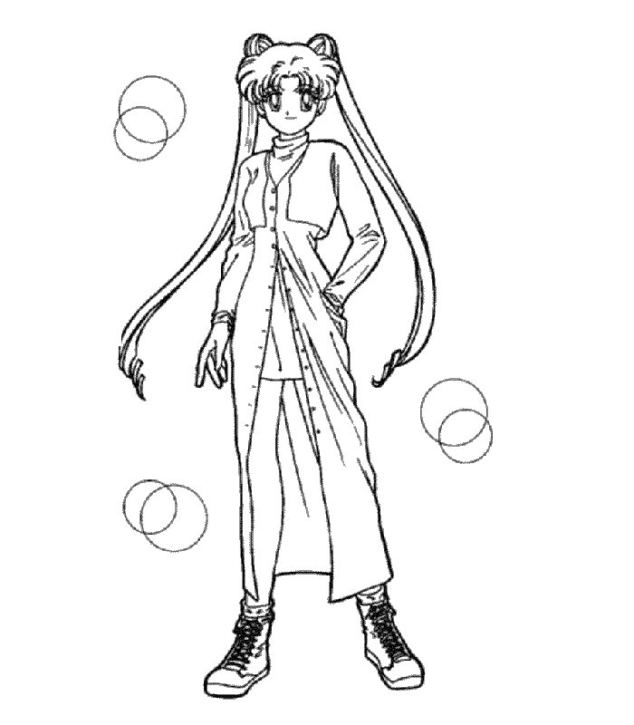 Coloriage 108 Sailor moon