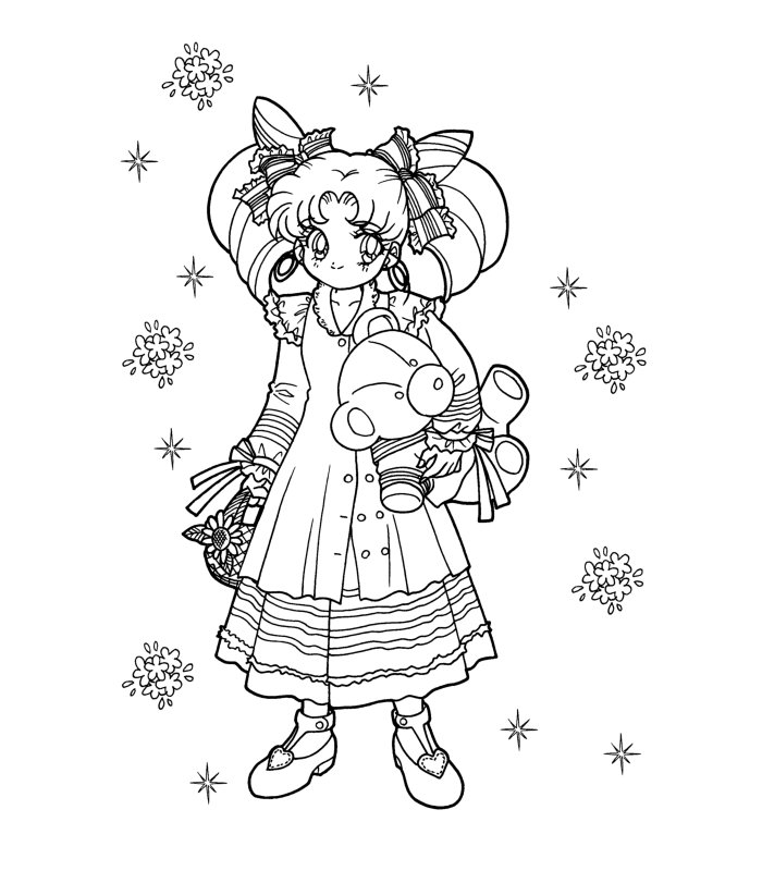 Coloriage 110 Sailor moon
