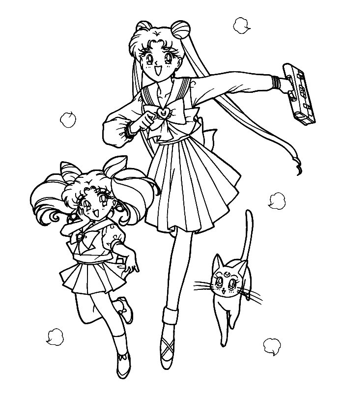 Coloriage 112 Sailor moon