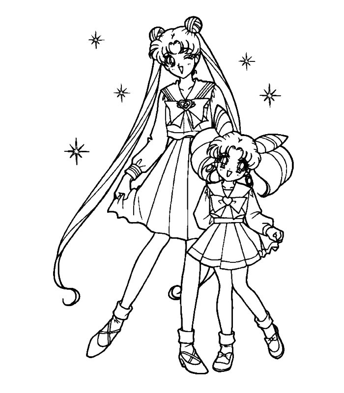 Coloriage 120 Sailor moon