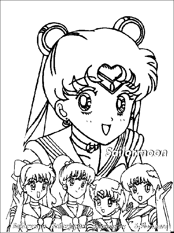 Coloriage 130 Sailor moon
