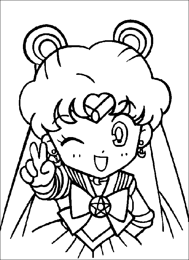Coloriage 133 Sailor moon