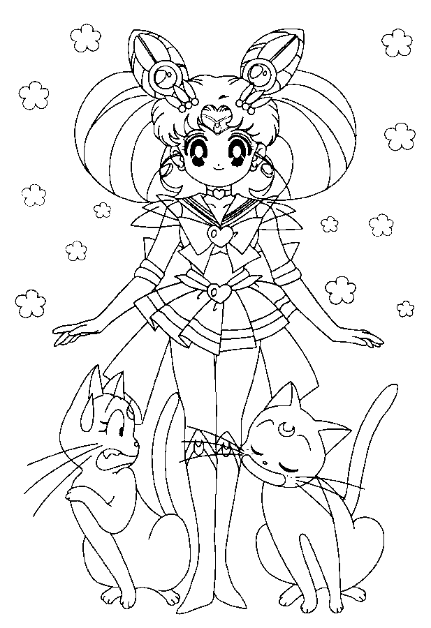 Coloriage 137 Sailor moon