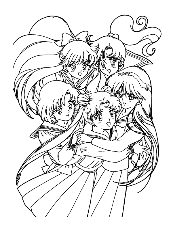 Coloriage 19 Sailor moon