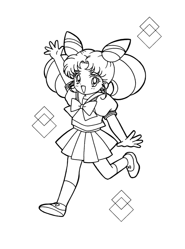 Coloriage 21 Sailor moon