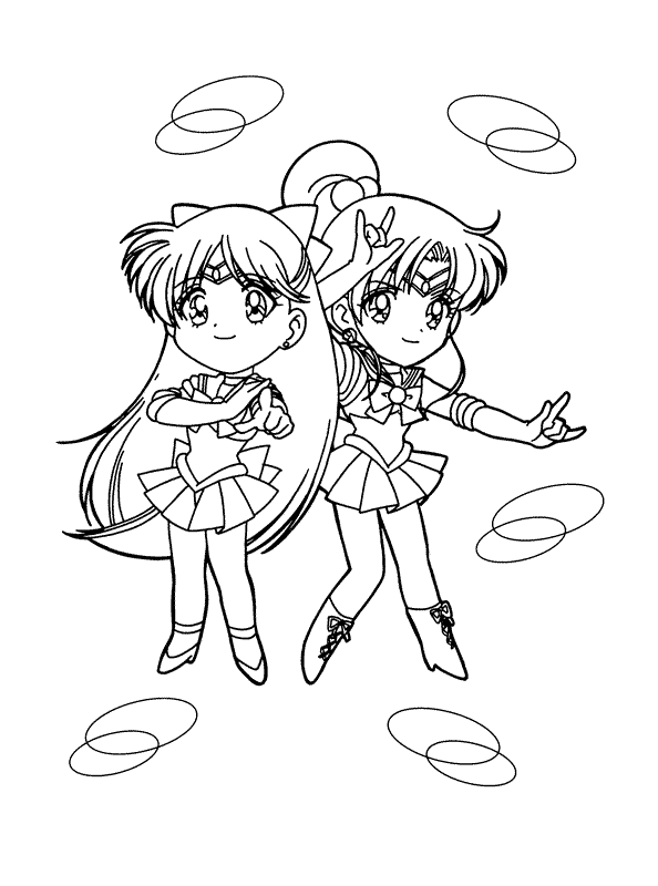 Coloriage 22 Sailor moon
