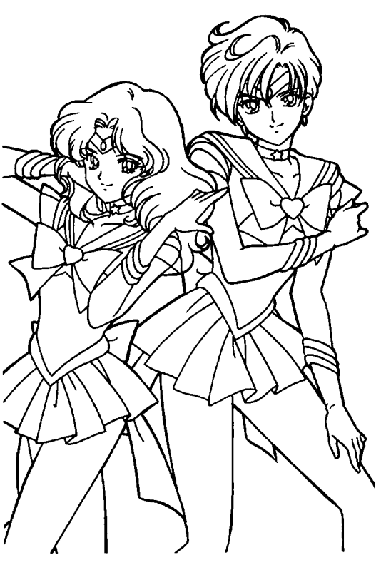 Coloriage 3 Sailor moon